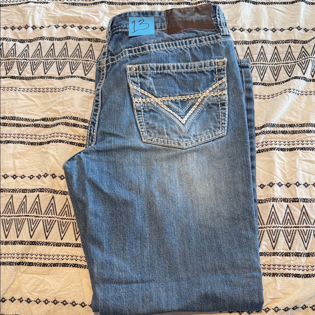 Double Barrel Straight Relaxed Straight Leg